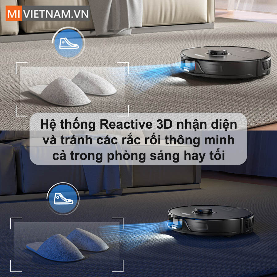 Roborock S8 trang bị hệ thống tr&aacute;nh chướng ngại vật 3D