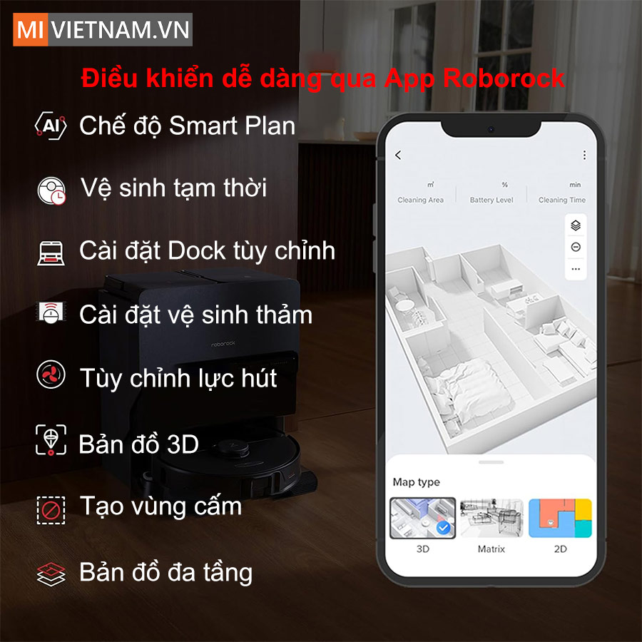 Robot hút bụi lau nhà Roborock S8 Max Ultra - Bản Quốc Tế 12 Roborock S8 Max Ultra