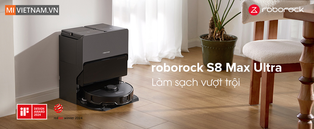 Robot hút bụi lau nhà Roborock S8 Max Ultra - Bản Quốc Tế 2 Roborock S8 Max Ultra
