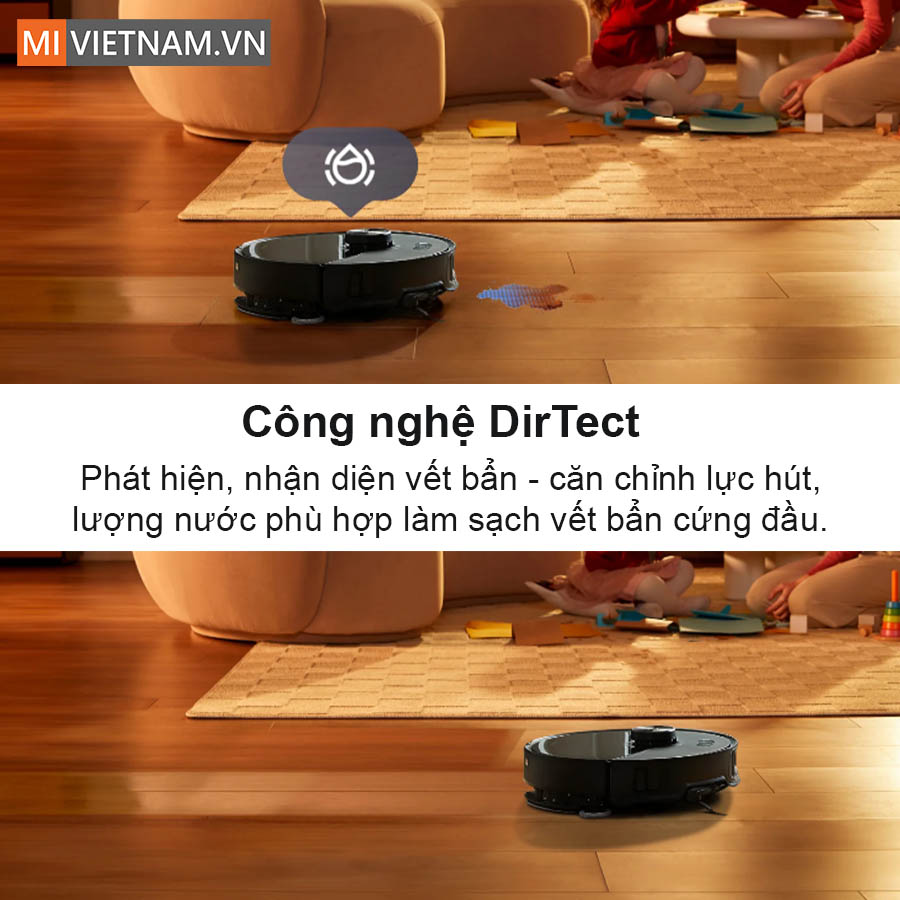 T&iacute;nh năng ph&aacute;t hiện bụi bẩn th&ocirc;ng minh