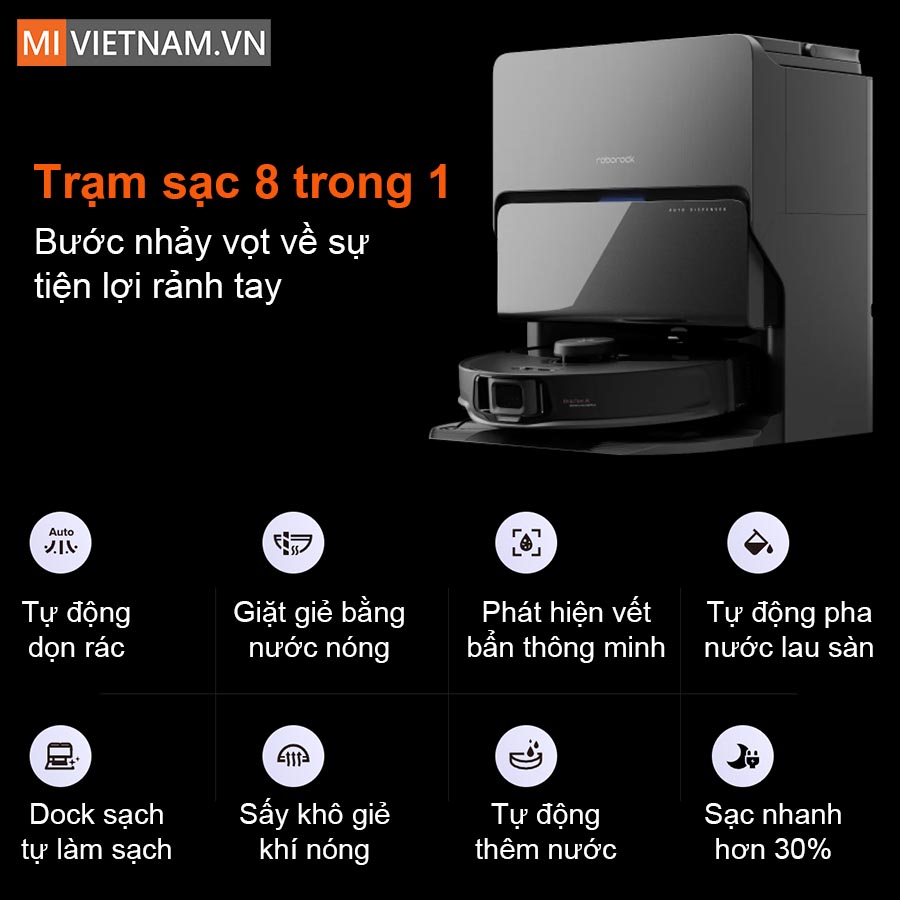 Trạm vệ sinh đa năng RockDock Ultra 8 trong 1