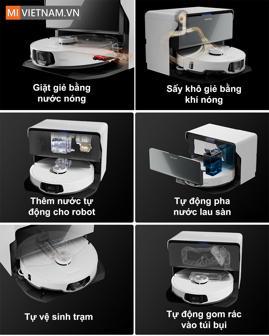 Roborock S8 MaxV Ultra phi&ecirc;n bản bơm xả nước tự động