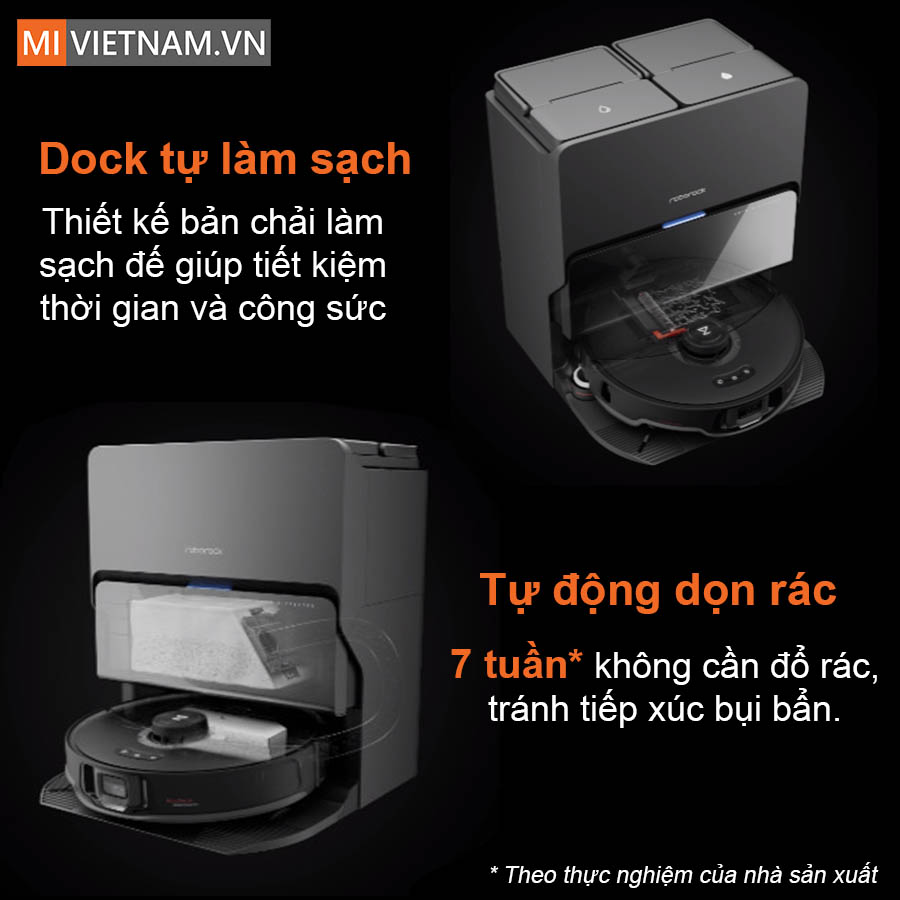 Dock sạc tự l&agrave;m sạch