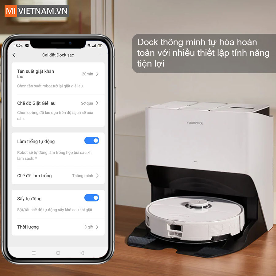 Dock sạc tự động h&oacute;a ho&agrave;n to&agrave;n