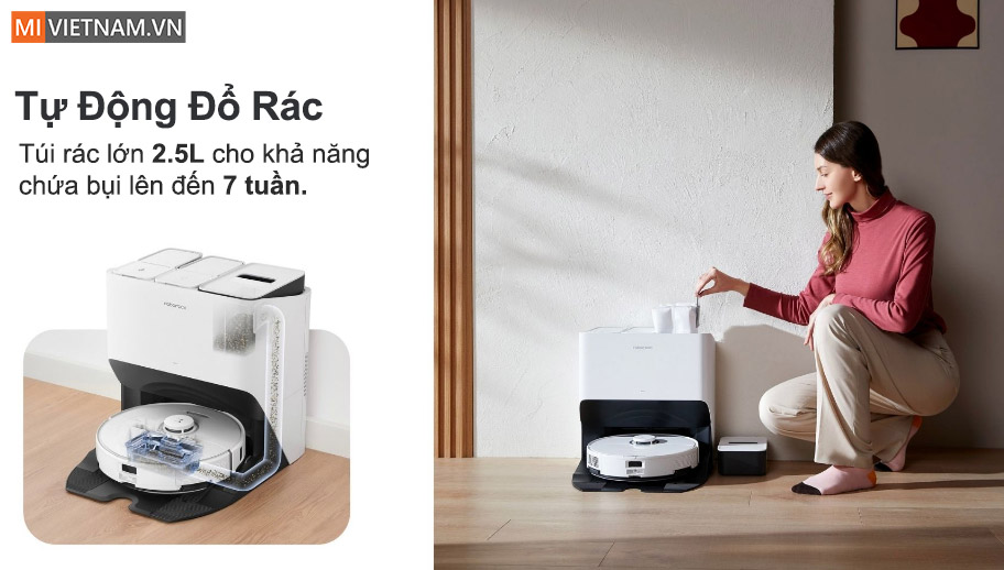 Roborock S8 Pro Ultra tự động đổ r&aacute;c