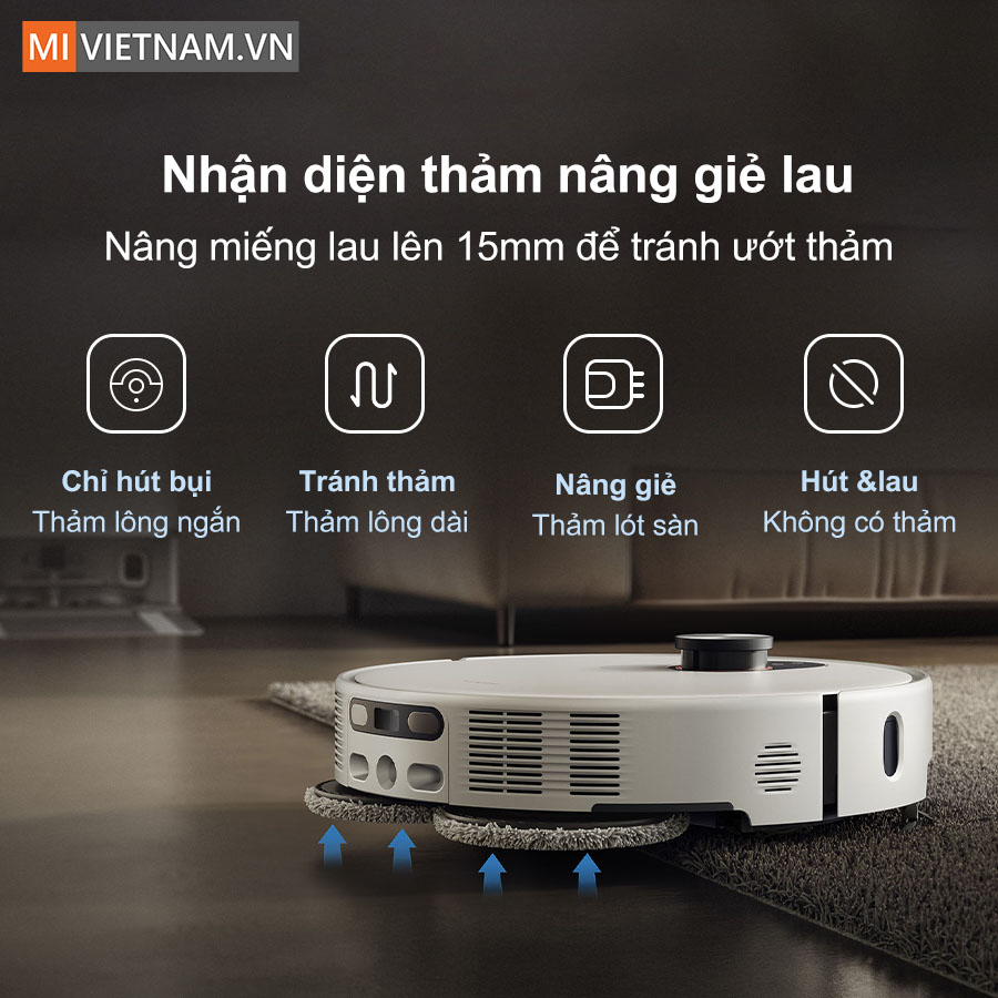 Robot hút bụi lau nhà Xiaomi Vacuum 5 Pro - Hàng Chính Hãng 14 Xiaomi Vacuum 5 Pro
