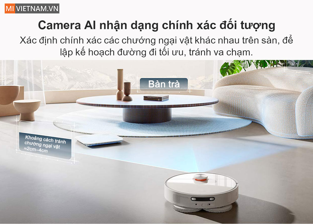 Camera AI hiện đại, điều hướng laser ch&iacute;nh x&aacute;c