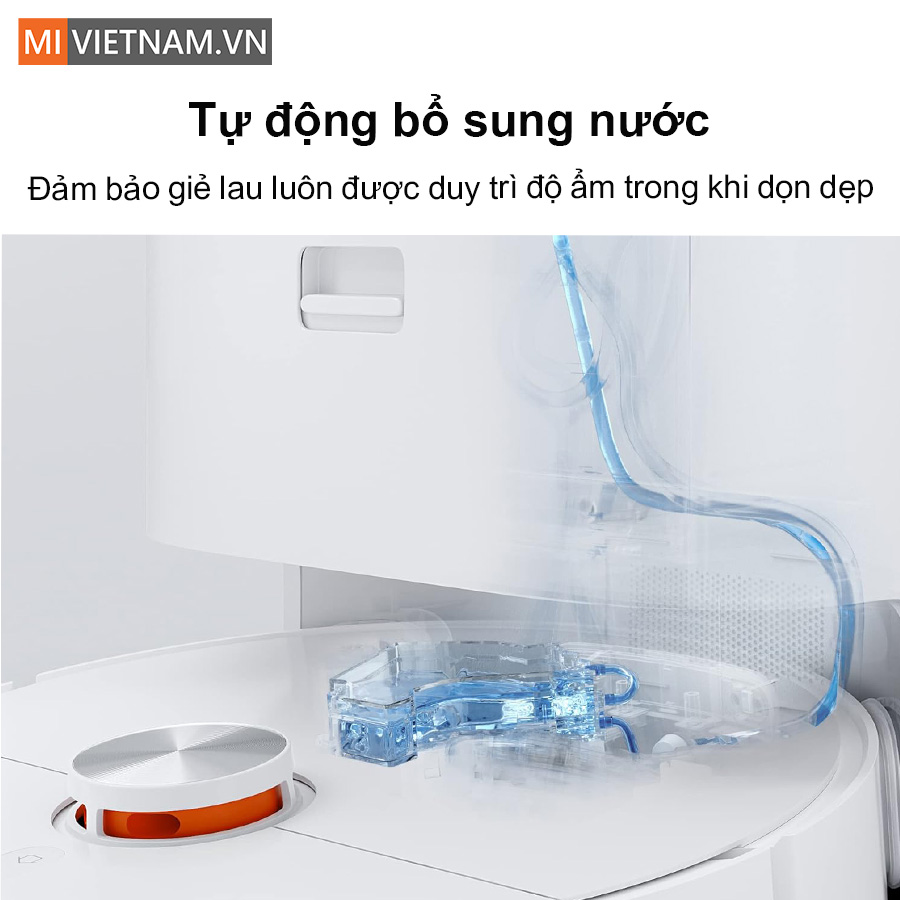 Tự động bổ sung nước v&agrave;o b&igrave;nh chứa trong robot