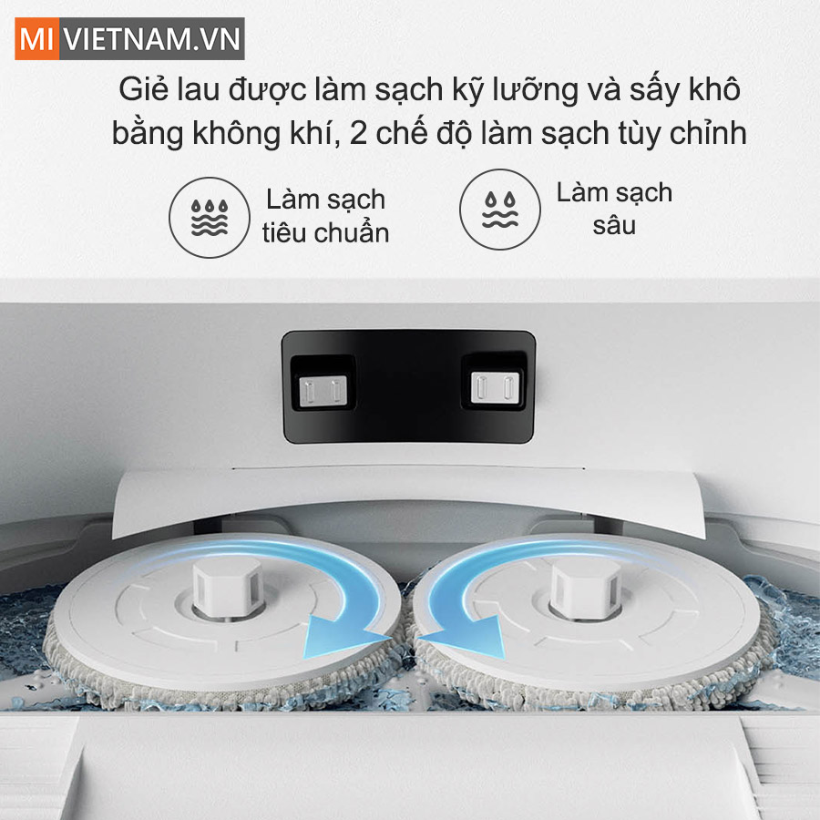 C&ocirc;ng nghệ giặt miếng lau tốc độ cao loại bỏ vết bẩn hiệu quả