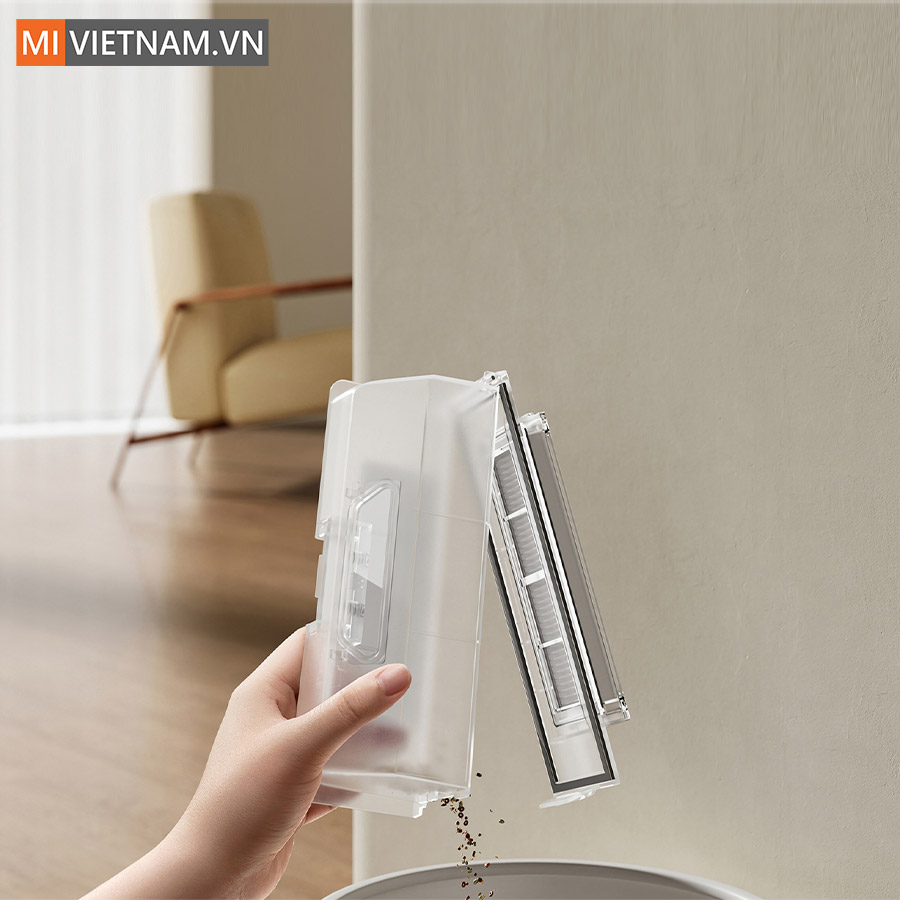 Ngăn chứa bụi với dung t&iacute;ch lớn dễ d&agrave;ng th&aacute;o lắp