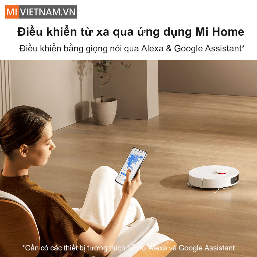 Ra lệnh bằng giọng n&oacute;i v&agrave; điều khiển qua App Mi Home