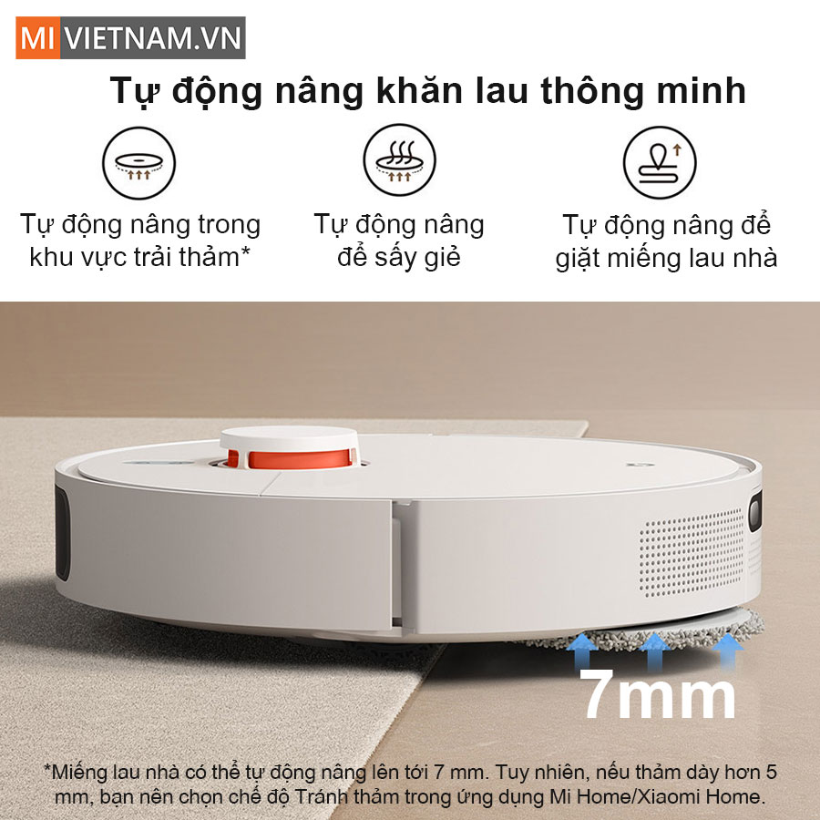T&iacute;nh năng tự động n&acirc;ng khăn lau th&ocirc;ng minh