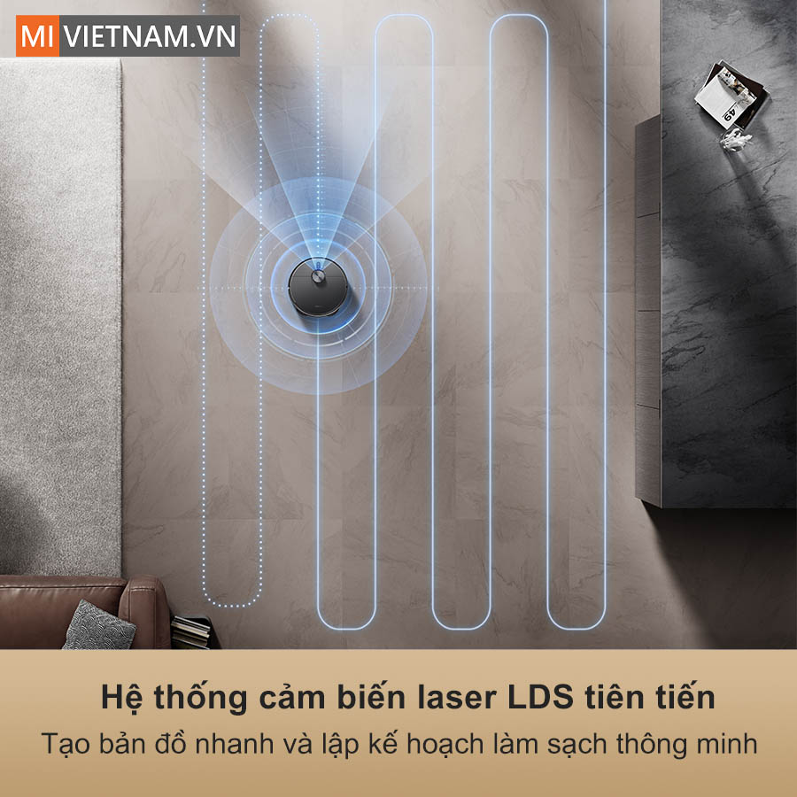 C&ocirc;ng nghệ cảm biến laser LDS ti&ecirc;n tiến, lập bản đồ nhanh ch&oacute;ng
