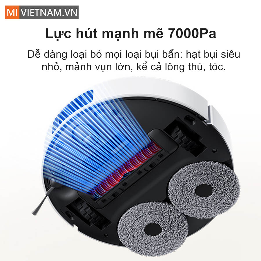 Hiệu suất dọn dẹp to&agrave;n diện với động cơ mạnh mẽ