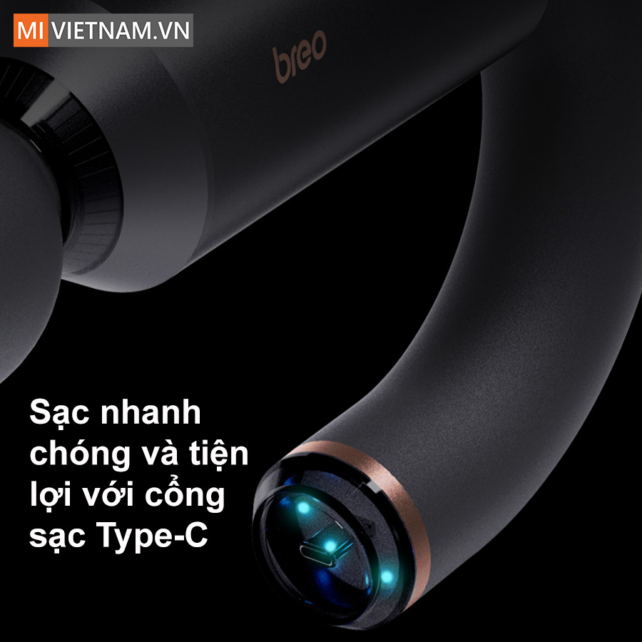 Súng Massage Giãn Cơ Breo Lucky 9 - Hàng Chính Hãng 10 Súng Massage Giãn Cơ Breo Lucky 9