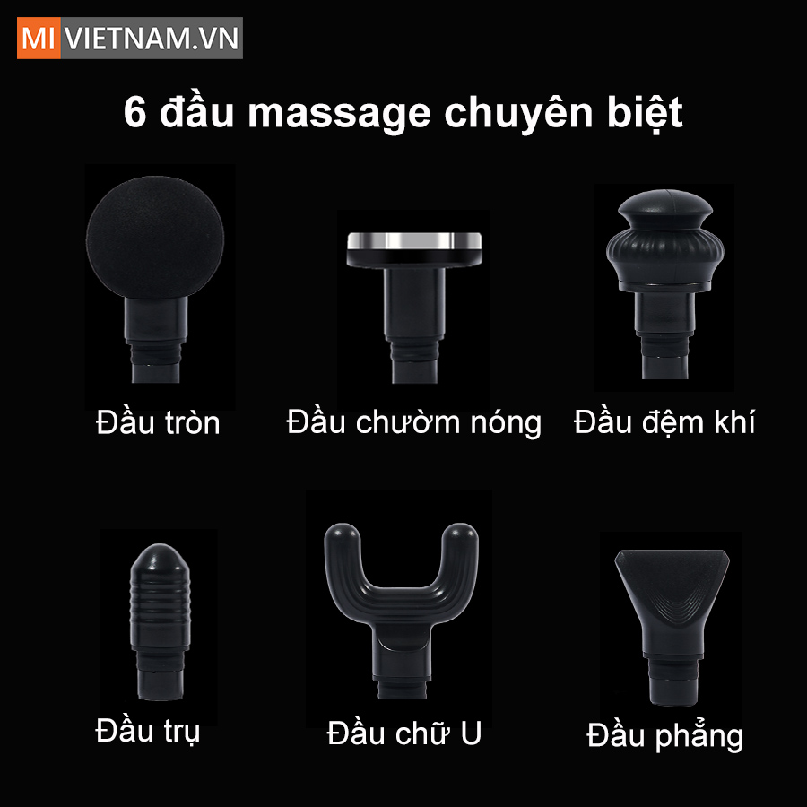 Súng Massage Giãn Cơ Breo Lucky 9 - Hàng Chính Hãng 9 Súng Massage Giãn Cơ Breo Lucky 9