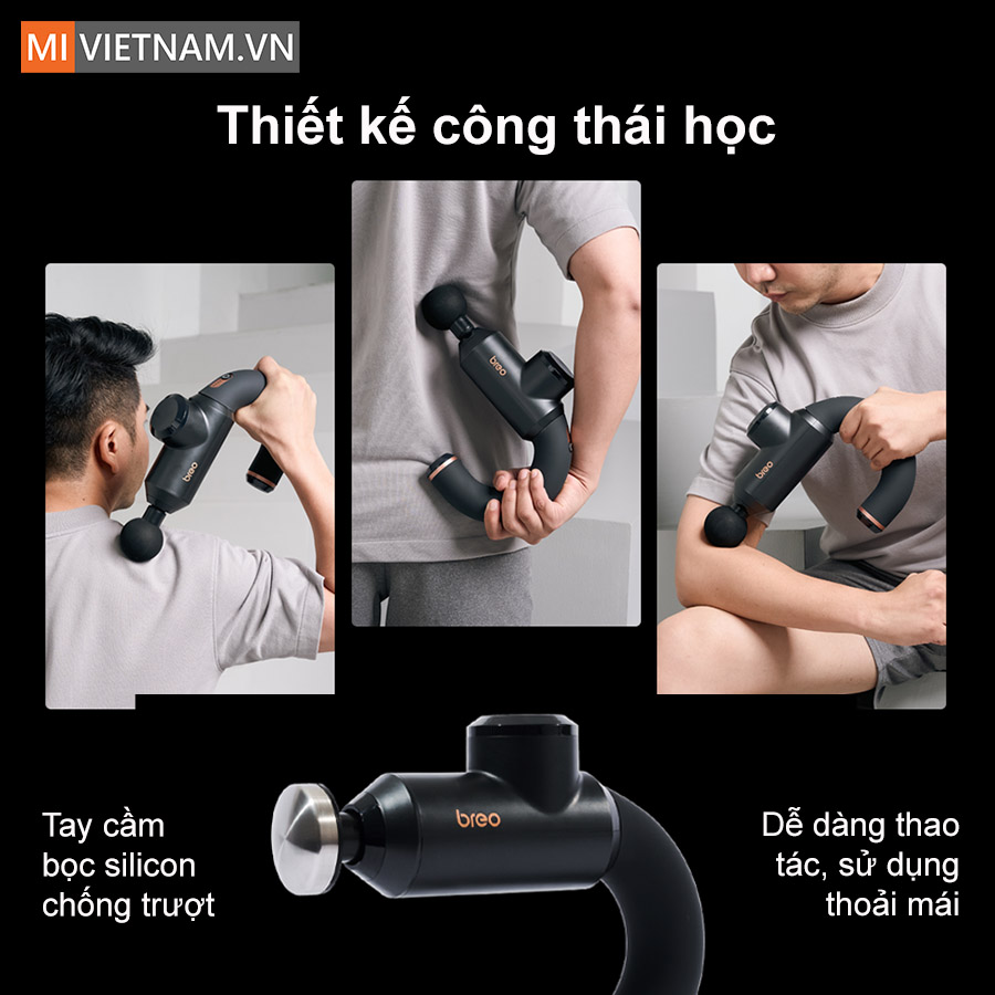 Súng Massage Giãn Cơ Breo Lucky 9 - Hàng Chính Hãng 8 Súng Massage Giãn Cơ Breo Lucky 9