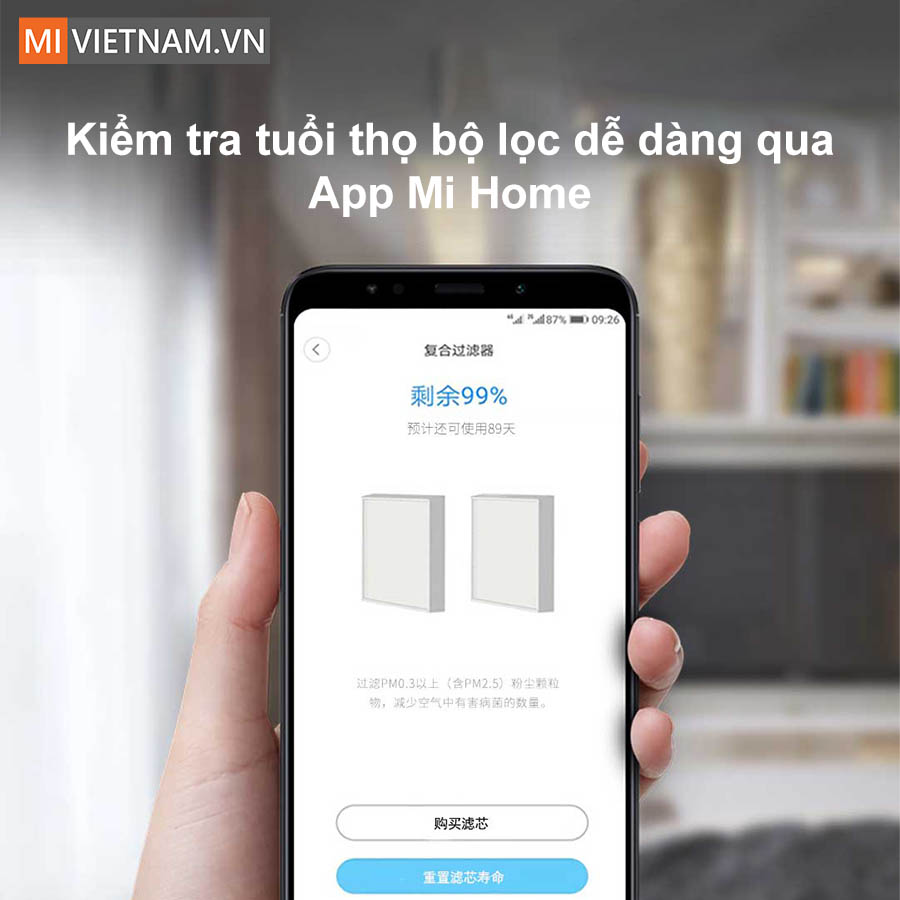 Tấm Lọc Bụi Cho Máy Cấp Khí Tươi Xiaomi Lomediqi 5 Tấm Lọc Bụi Cho Máy Cấp Khí Tươi Xiaomi Lomediqi