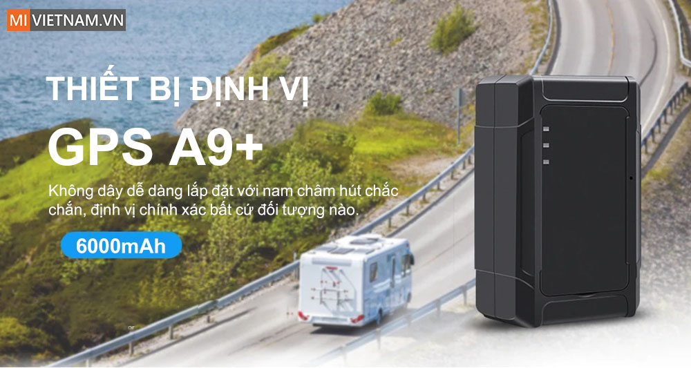 thiết bị định vị GPS xe m&aacute;y &ocirc; t&ocirc; kh&ocirc;ng d&acirc;y A9+