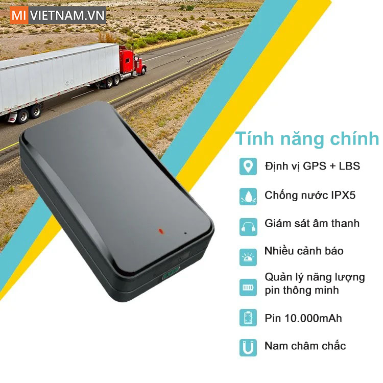 Đặc điểm nổi bật của thiết bị định vị GPS kh&ocirc;ng d&acirc;y AT4 4G