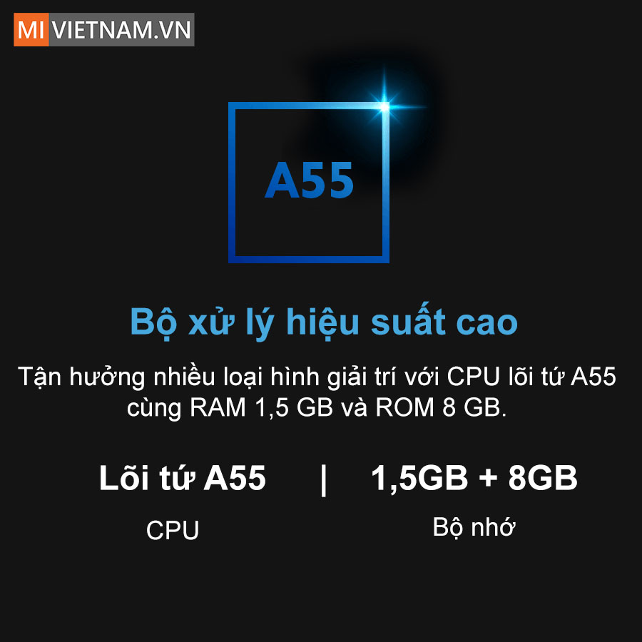 Tivi Xiaomi 43 inch A Google TV FHD 2025 - Bản Quốc Tế 13 Hiệu năng mạnh mẽ với bộ xử lý cao cấp