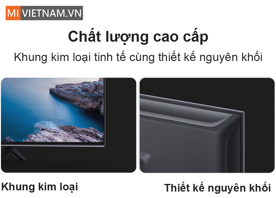Khung kim loại cao cấp tr&ecirc;n Tivi Xiaomi 43 inch A Pro