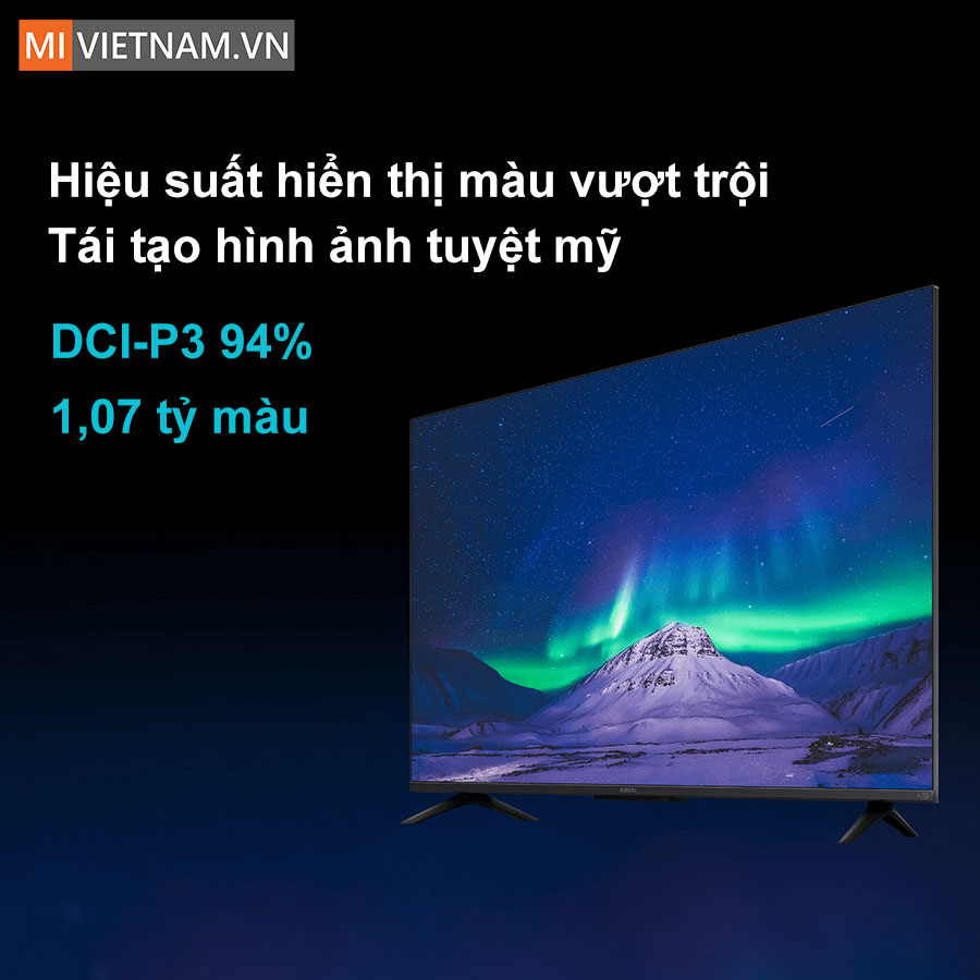 Gam m&agrave;u chuẩn DCI-P3 cho h&igrave;nh ảnh sống động tuyệt vời