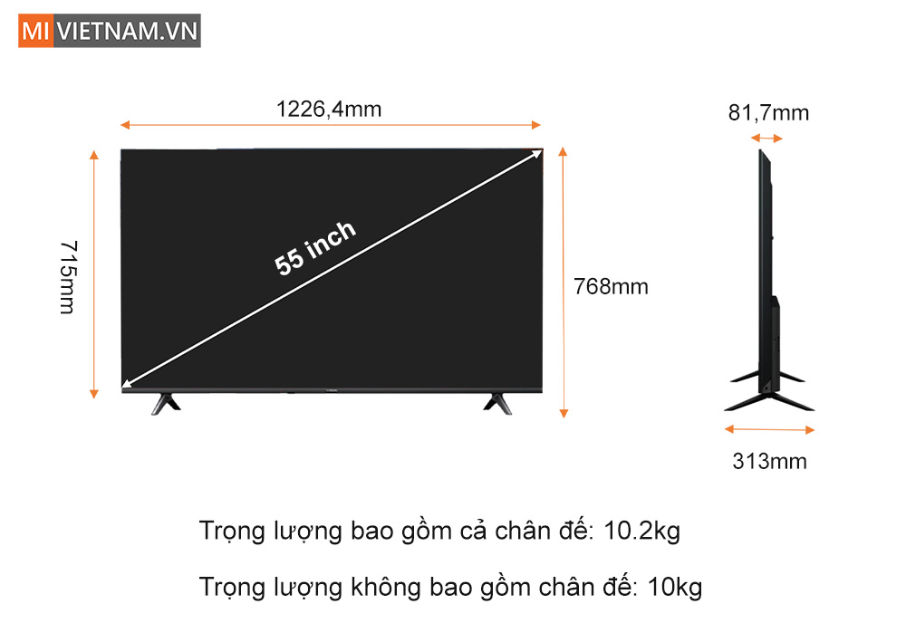  Tivi Xiaomi 55 inch A 2025