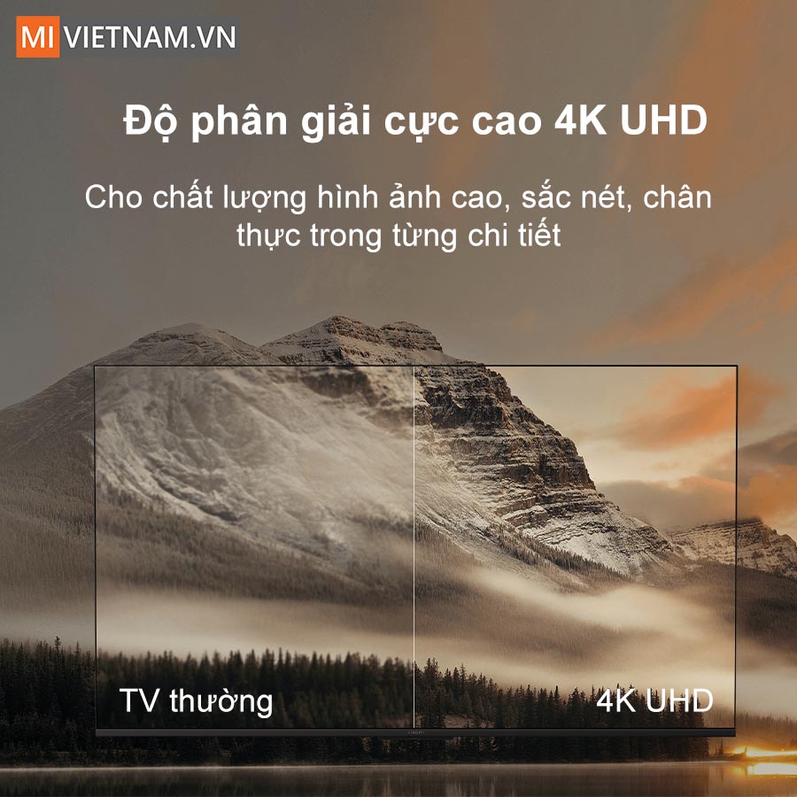 Thiết kế sang trọng với m&agrave;n h&igrave;nh 4K chất lượng