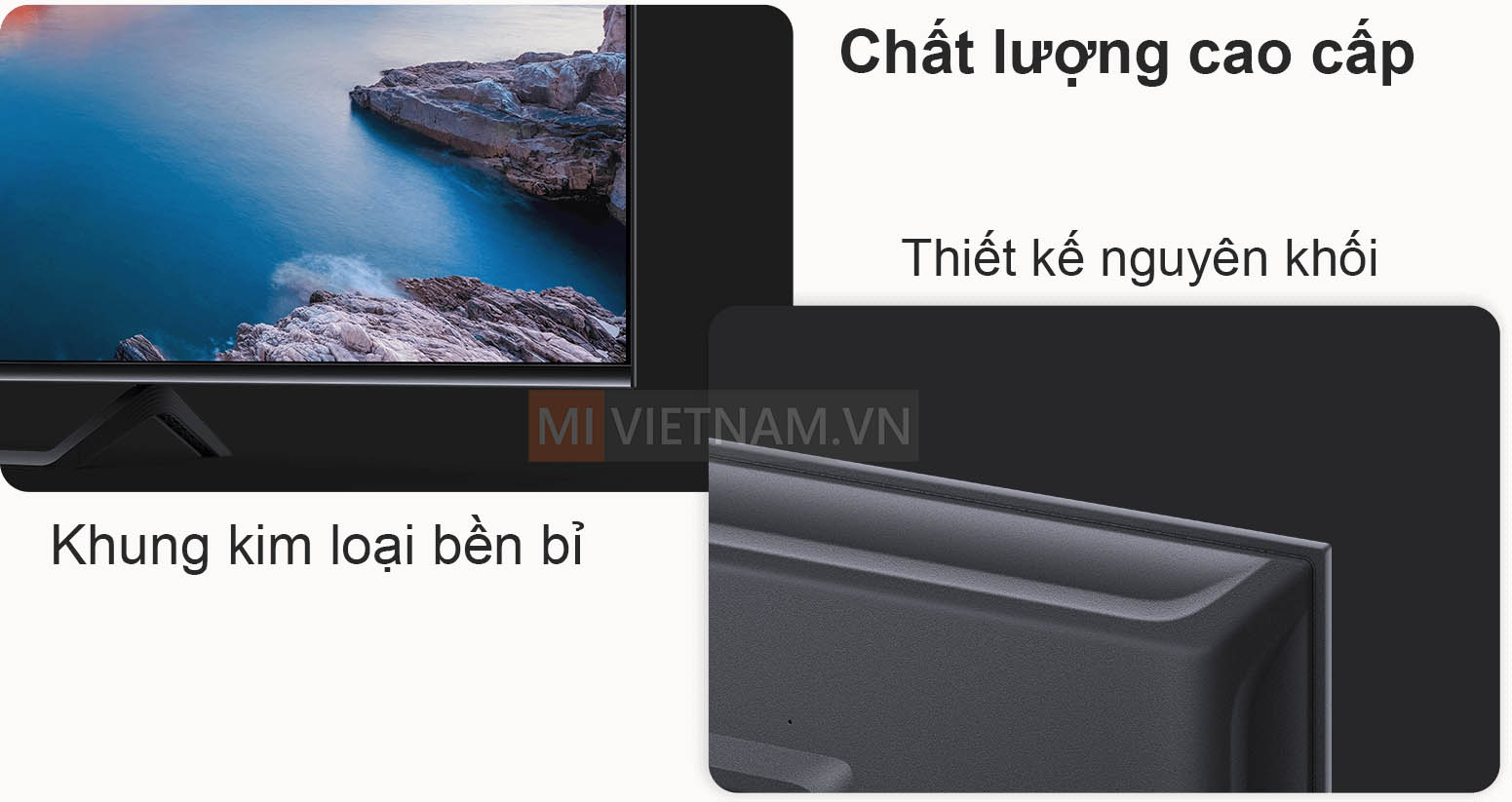 Khung viền được l&agrave;m từ chất liệu kim loại cao cấp