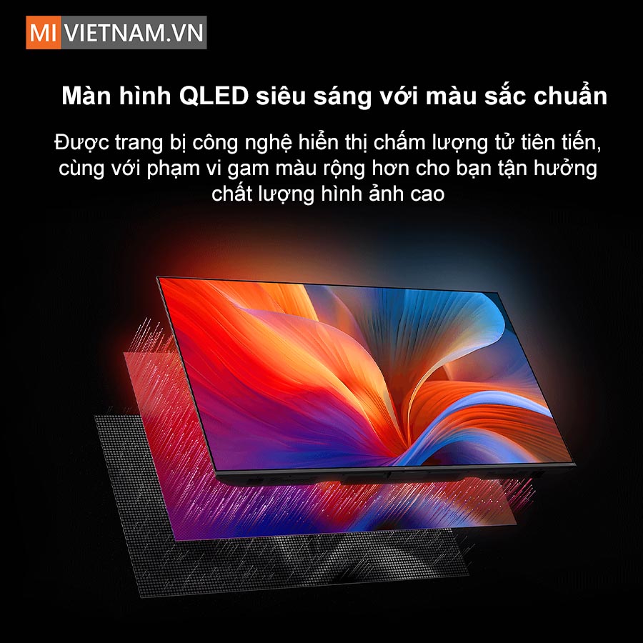 M&agrave;n h&igrave;nh QLED độ ph&acirc;n giải 4K Ultra HD chi tiết đến từng điểm ảnh