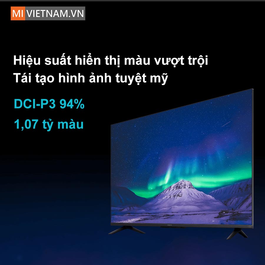 Hiển thị m&agrave;u sắc tuyệt vời nhờ DCI-P3 94% v&agrave; 1,07 tỷ m&agrave;u
