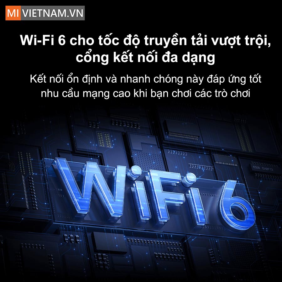 Wi-Fi 6 cho tốc độ truyền tải vượt trội, cổng kết nối đa dạng