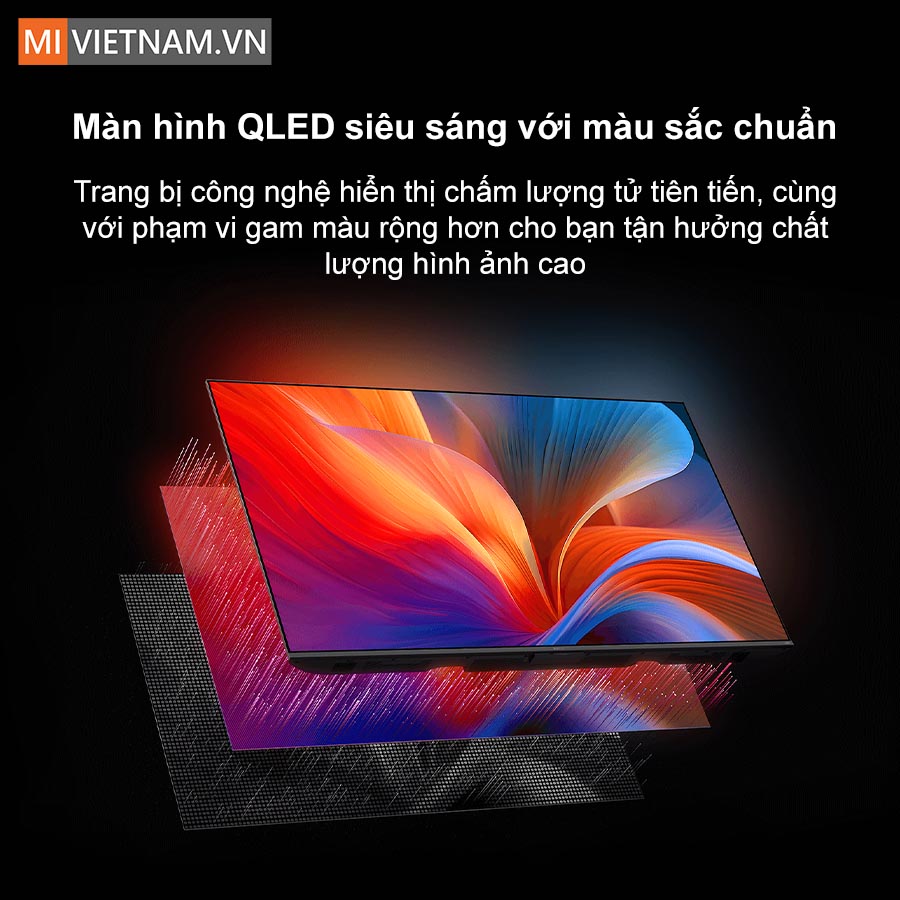 Tivi Xiaomi 65 inch A Pro Google Tivi QLED 2025 - Bản Quốc Tế 6 Màn hình QLED với chất lượng 4K siêu sắc nét