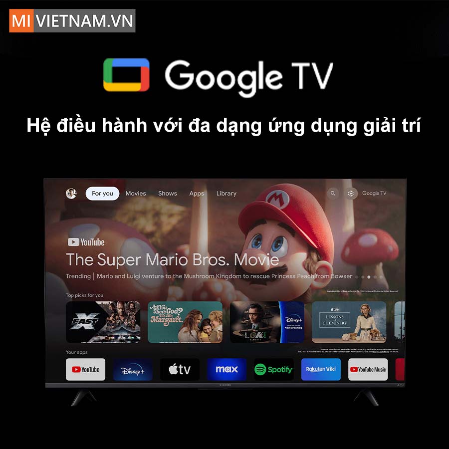 Tivi Xiaomi 65 inch A Pro Google Tivi QLED 2025 - Bản Quốc Tế 13 mivietnam tivi xiaomi a pro 65 inch 2025 13
