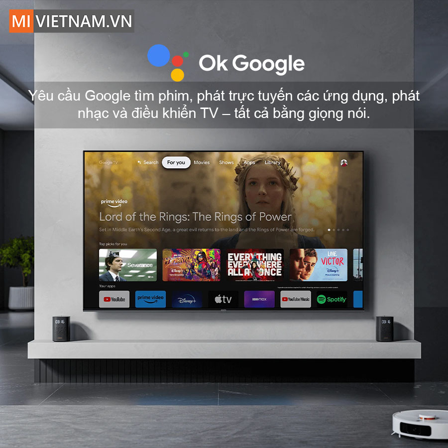 điều khiển bằng giọng n&oacute;i của người d&ugrave;ng.