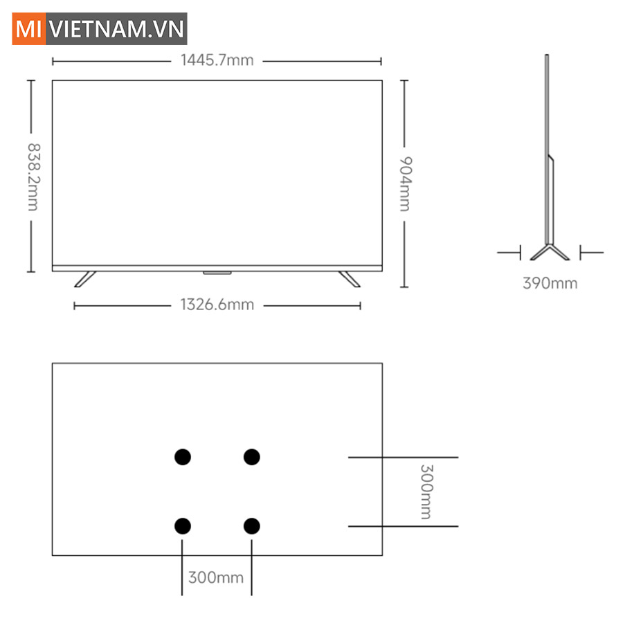 Tivi Xiaomi 65 inch Smart Display S Mini LED 2025