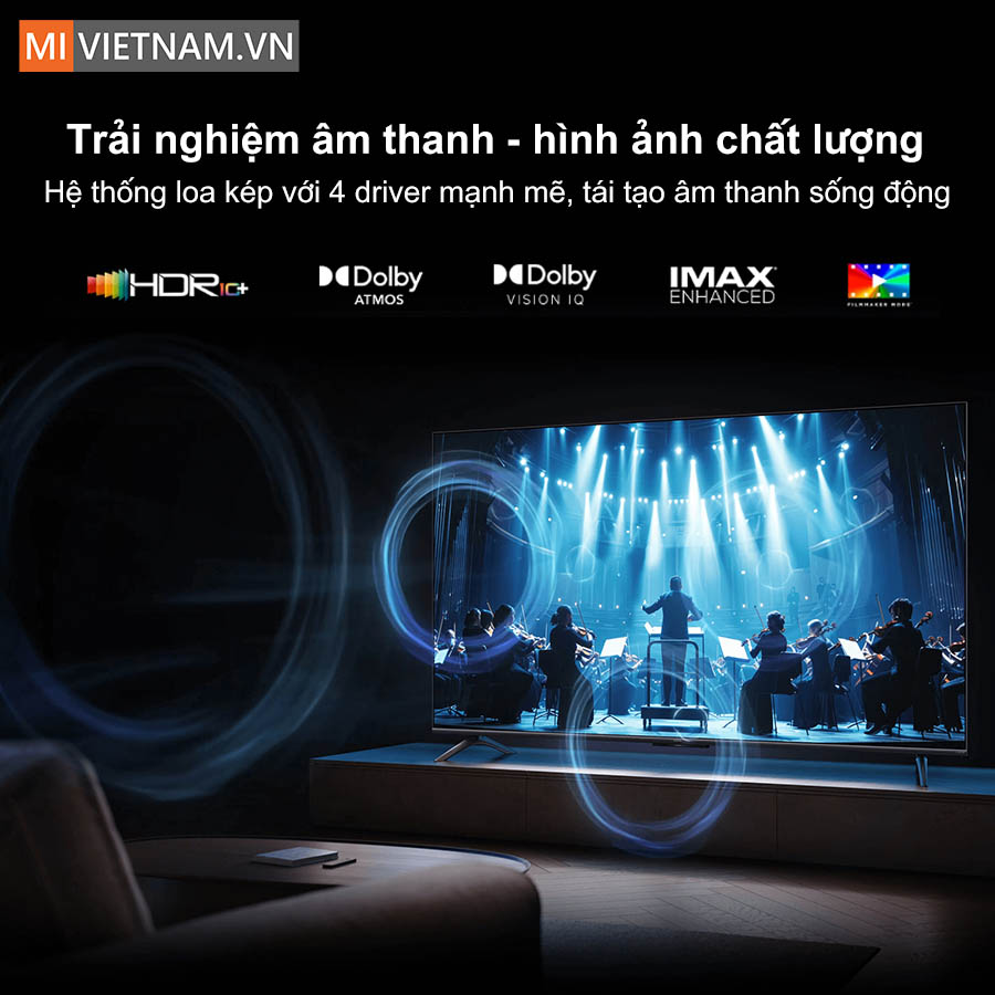 Trải nghiệm &acirc;m thanh chất lượng cao với hệ thống loa mạnh mẽ