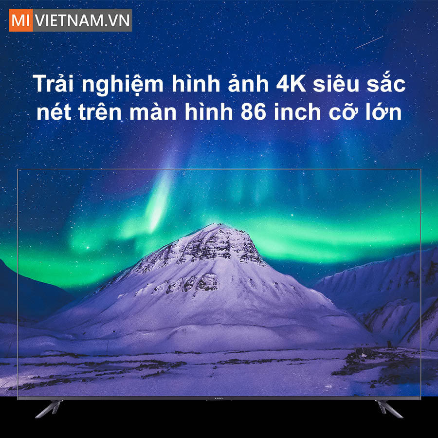 M&agrave;n h&igrave;nh si&ecirc;u lớn 86 inch độ ph&acirc;n giải 4K Ultra HD