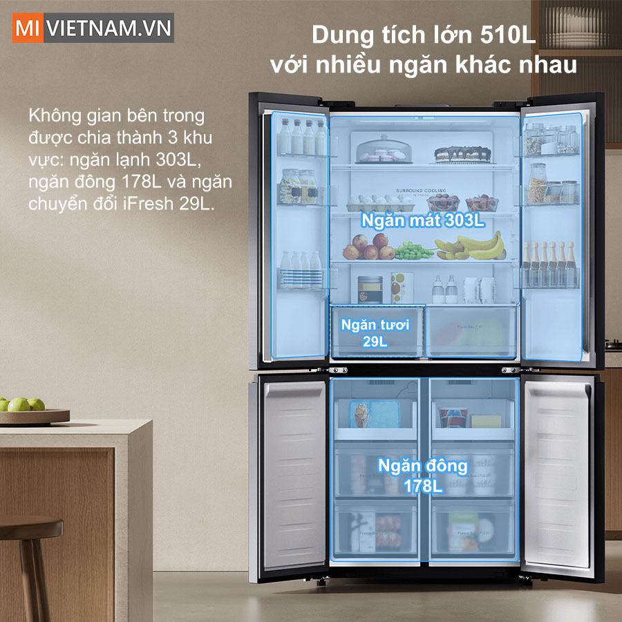 Xiaomi Mijia Cross Door 510L