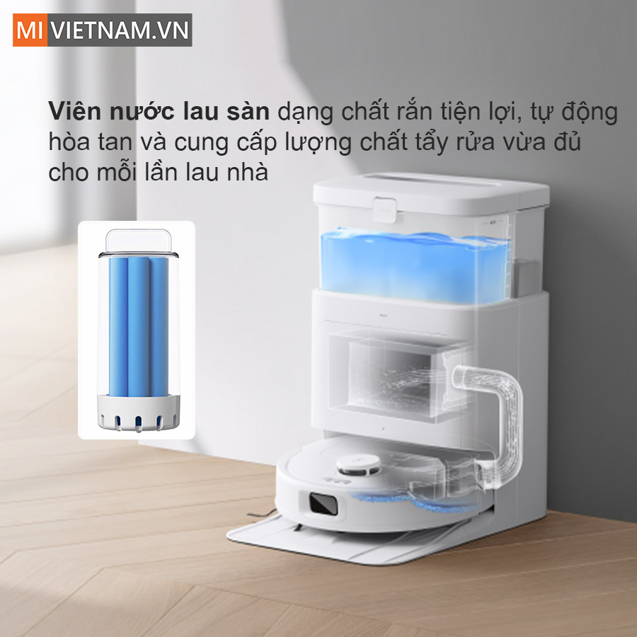 Ecovacs N30 Pro Omni hỗ trợ vi&ecirc;n nước lau s&agrave;n chuy&ecirc;n dụng ECOVACS