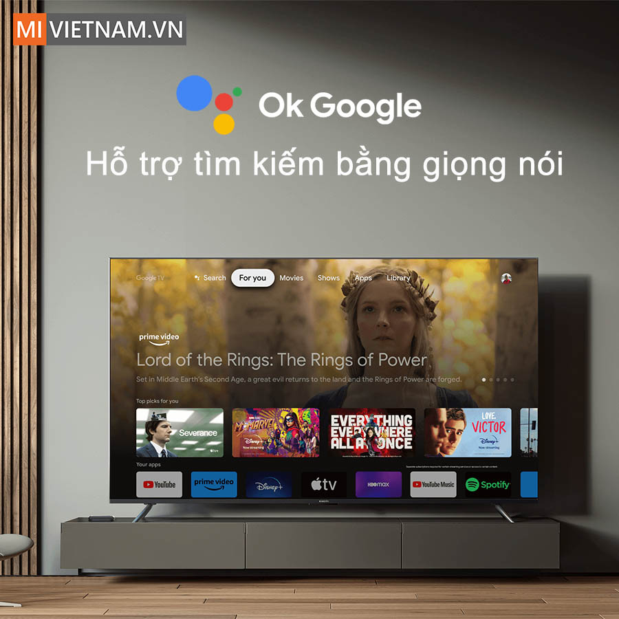 Xiaomi Mi TV Box S (Gen 2) 4K Google TV - Bản Quốc Tế 10 Hỗ trỏ tìm kiếm bàng giọng nói